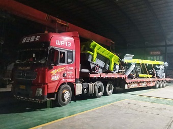 快訊！移動破碎站整套裝備出廠發貨