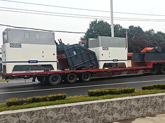 發貨寧夏丨鄭州鼎盛高值化建筑垃圾處理全套裝備助力客戶項目穩步推進