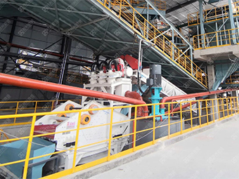 甘肅省時產300噸河卵石破碎整形制砂生產線項目